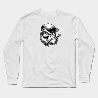 Gorilla Face Long Sleeve T-Shirt